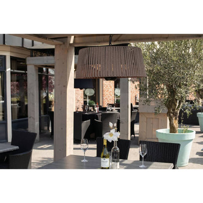 Sunred Calefactor Colgante Artix Corda 1800 W Halógeno Marrón_1