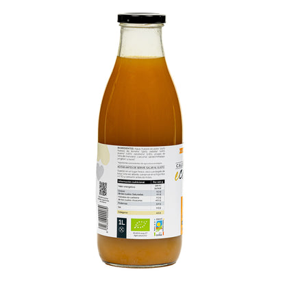 Caldo de osso biológico com vegetais, curcuma e gengibre Ecolagen 1L