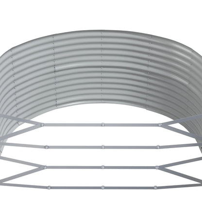 Jardinera Arriate Acero Galvanizado Gris 291x140x68 Cm_4
