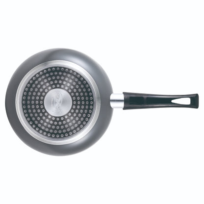 Set 3pc Sarten (16+20+24cm) Aluminio Prensado, Inducción, Negra Soul Marble Con Set 3pc Utensilios De Cocina Silicona Madera_4