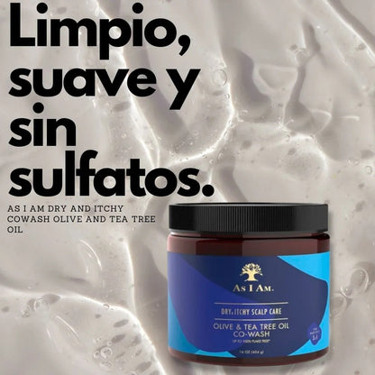 Cowash Tea Tree Y Aceite De Oliva Dry And Itchy As I Am 454g_1