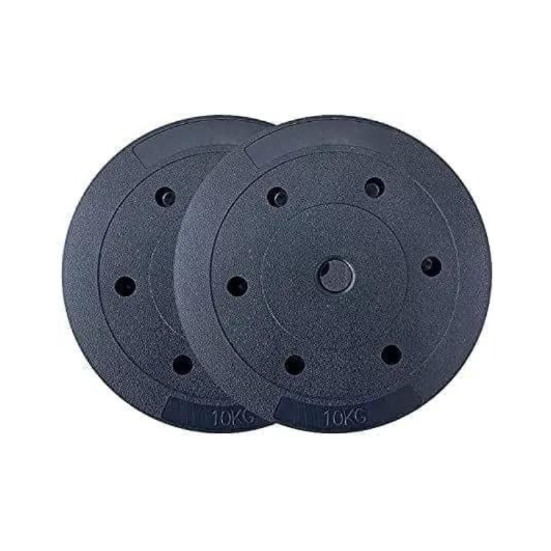 Discos De Pesas Perpetual De 10 Kg (paquete De 2) Piezas Sueltas Con Orificio De 25 Mm_0