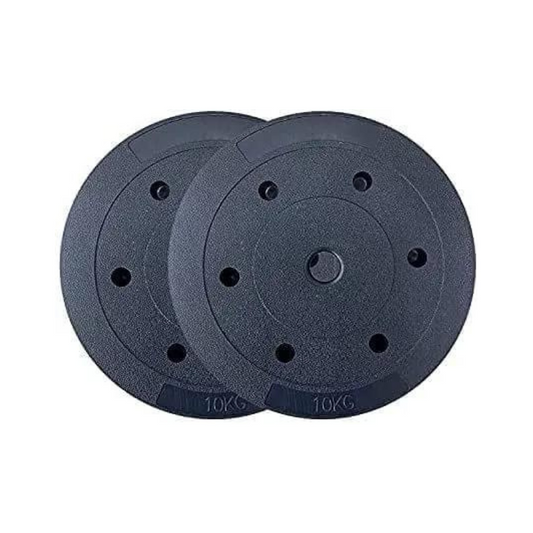 Discos De Pesas Perpetual De 10 Kg (paquete De 2) Piezas Sueltas Con Orificio De 25 Mm_0