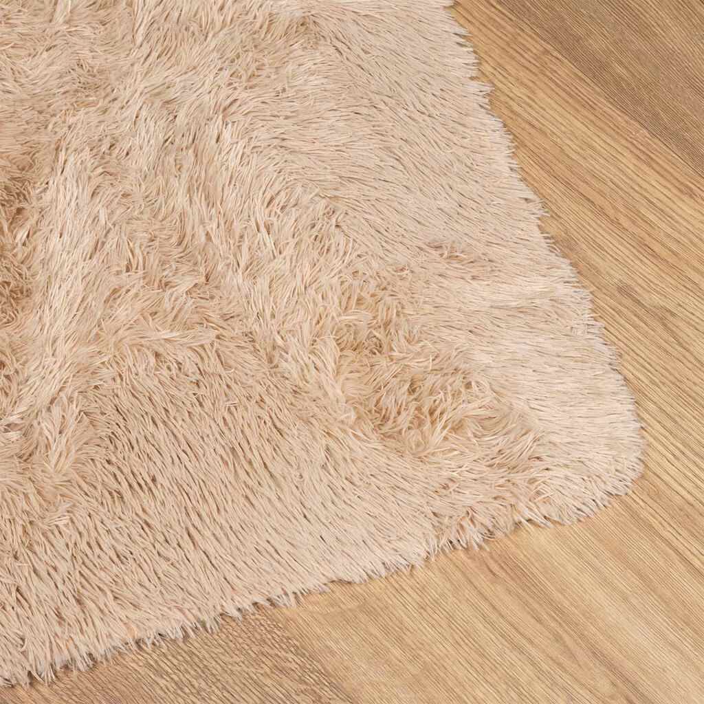 Vidaxl Alfombra De Pelo Largo Navarra Beige 60x100 Cm Poliéster_3