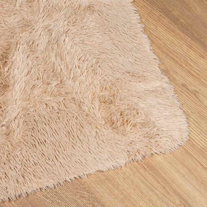 Vidaxl Alfombra De Pelo Largo Navarra Beige 60x100 Cm Poliéster_3