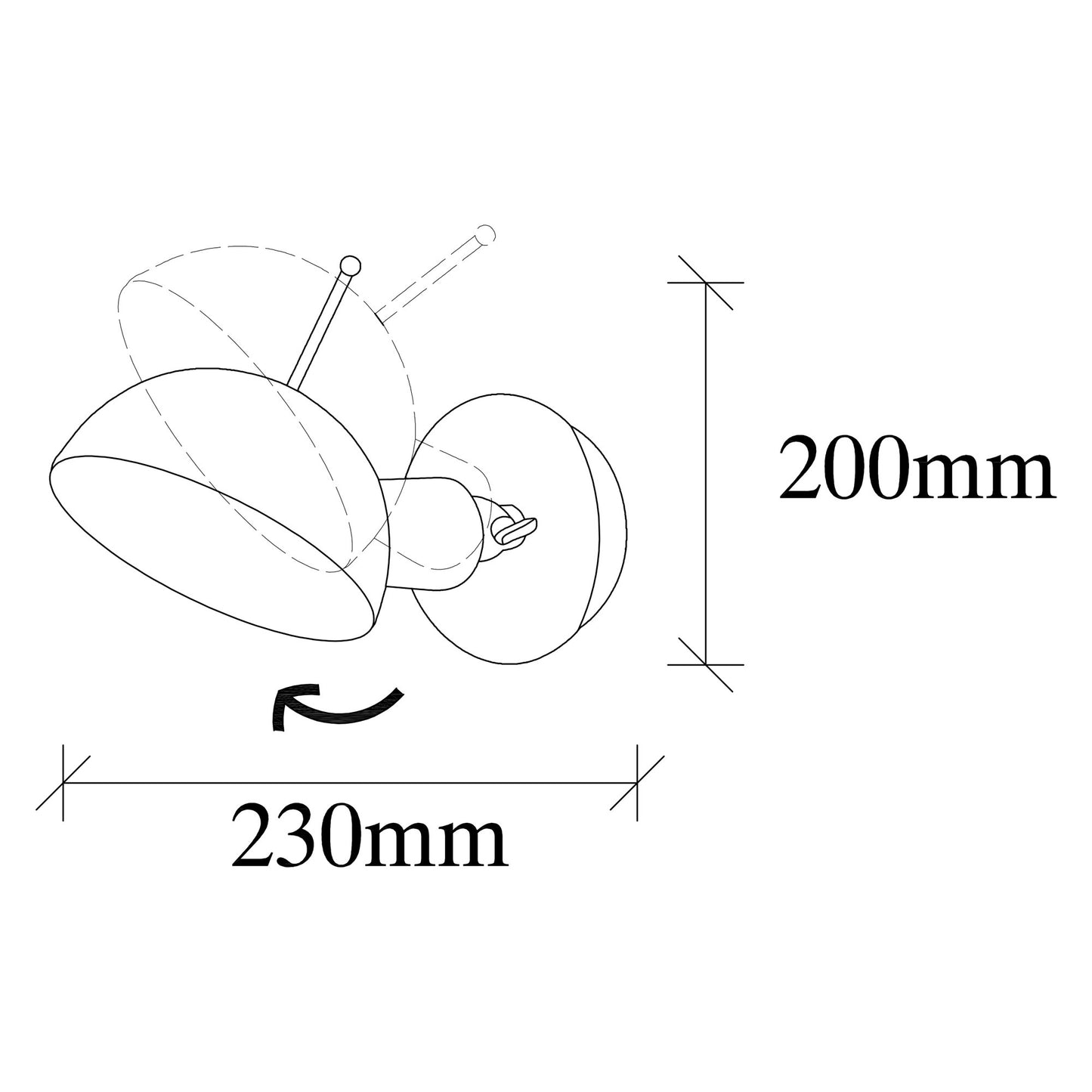 Aplique De Pared, Metal , Turquesa cobre, 6x12x27, Casquillo E 27 Max 40 W_1
