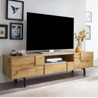Mueble De Tv Amplio Y Práctico Modelo Wl6.581_1