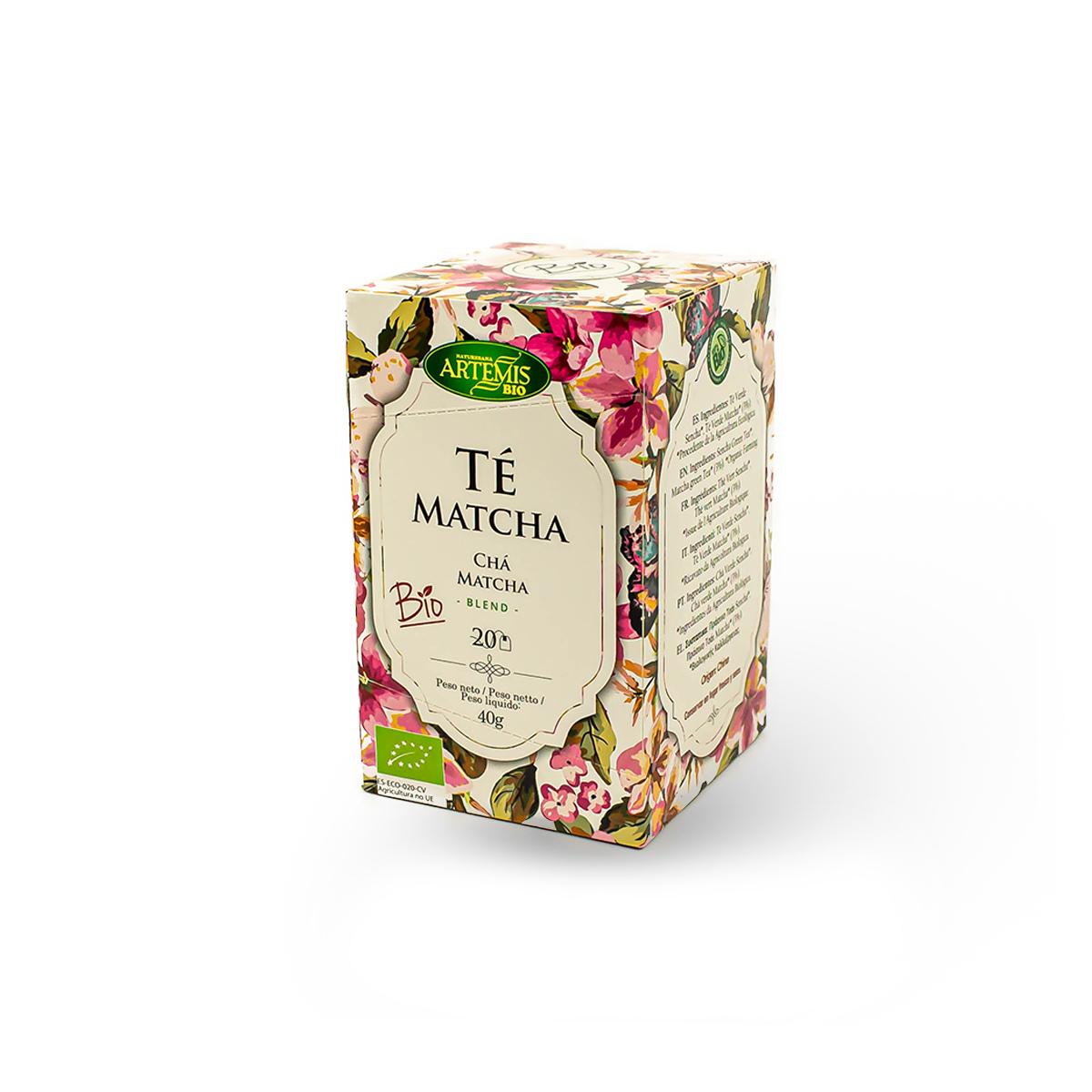 Mistura para Chá Matcha Artemis Bio 20 saquetas