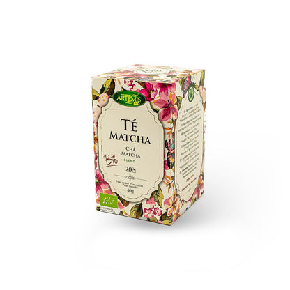 Mistura para Chá Matcha Artemis Bio 20 saquetas