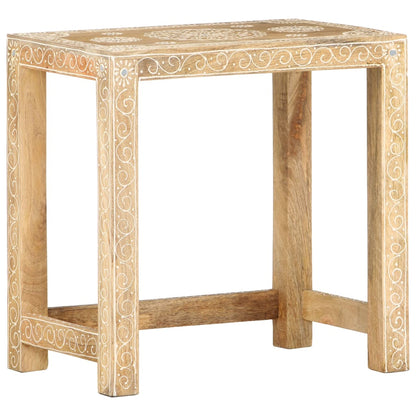 Juego De Mesitas Auxiliares 2 Piezas Madera Maciza De Mango_2