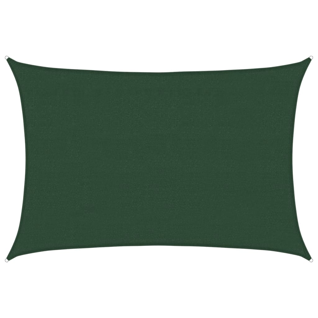 Toldo De Vela Hdpe Verde Oscuro 160 G/m² 4x6 M_0