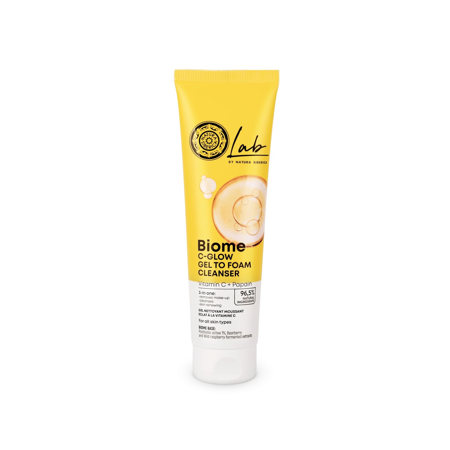 Natura Siberica Gel de Limpeza Facial Espumante 140 ml