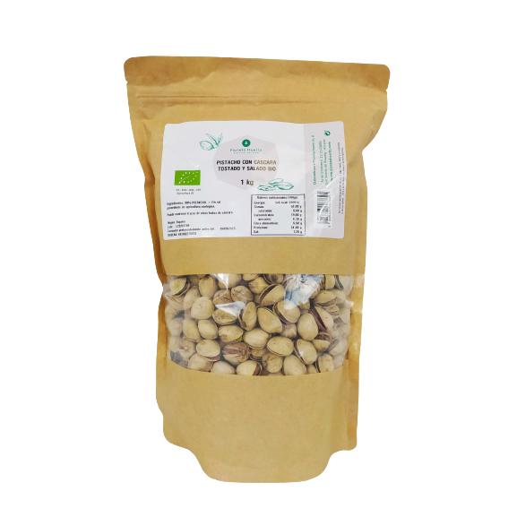 Pistácios torrados e salgados com casca, ECO Planeta Huerto, 1 kg