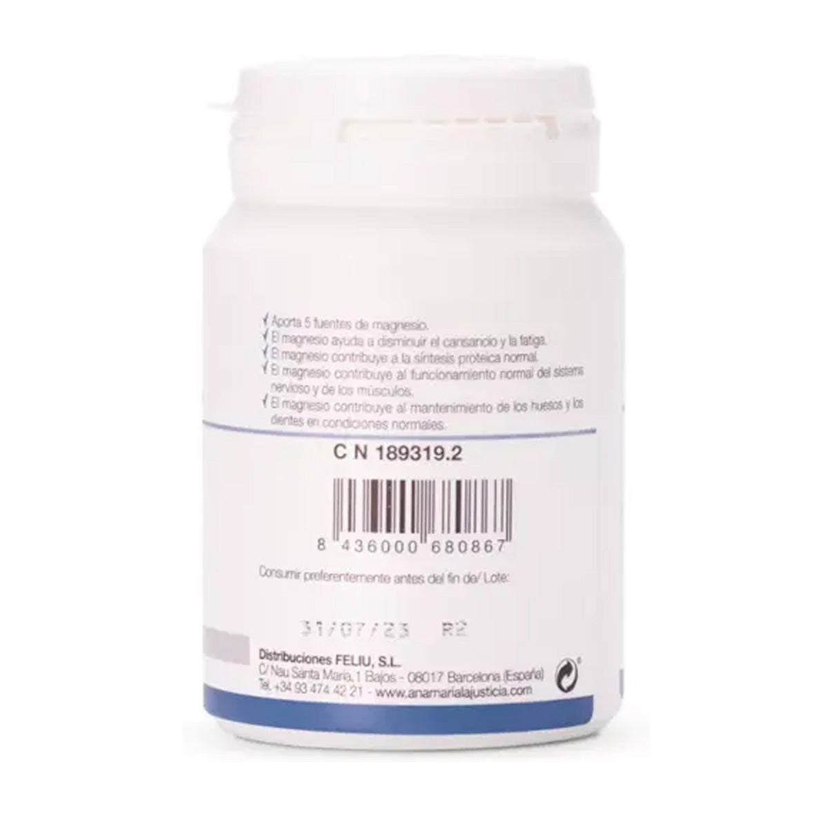 Magnésio Total 5 Sais Ana María La Justicia 100 comprimidos