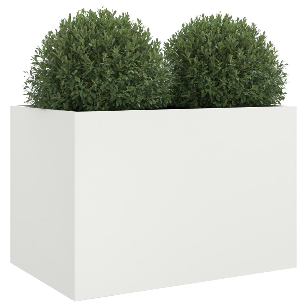 Jardinera Acero Blanco 62x40x39 Cm_3