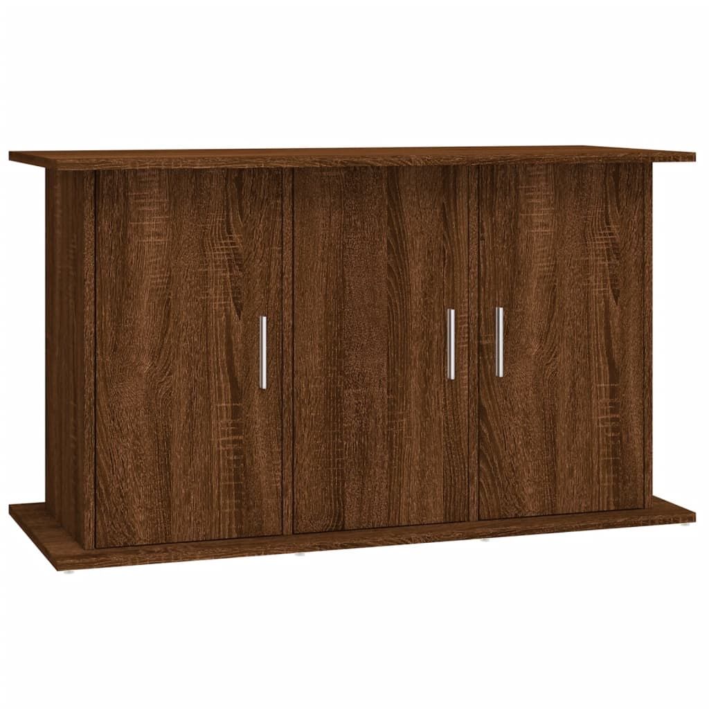 Vidaxl Soporte De Acuario Madera Ingeniería Marrón Roble 101x41x58 Cm_0