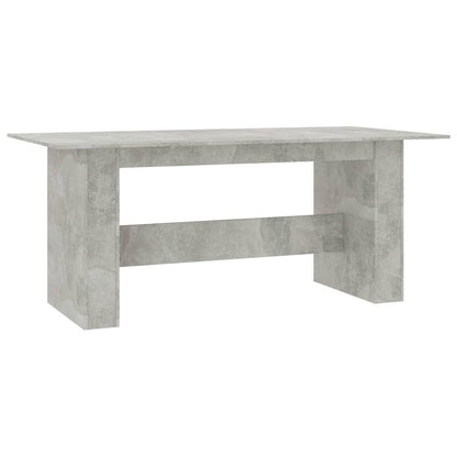 Mesa De Comedor Madera De Ingeniería Gris Hormigón 180x90x76 Cm_0