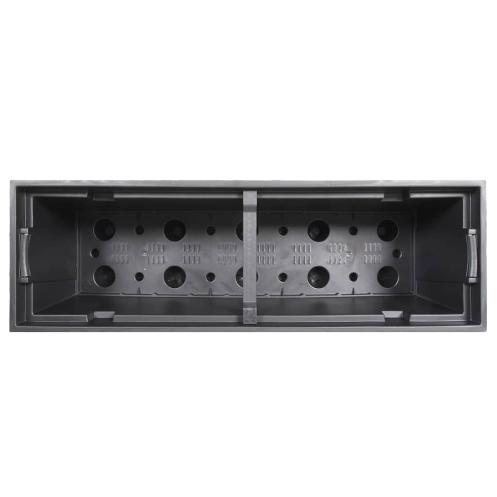 Macetero Con Interior Extraíble Pp Ratán Gris Antracita 12/44 L_5