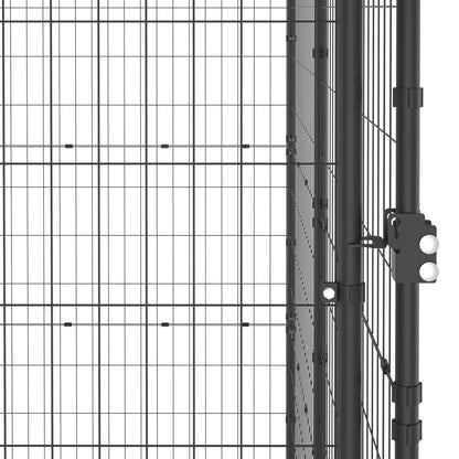 Perrera De Exterior De Acero Con Techo 4,84 M²_4