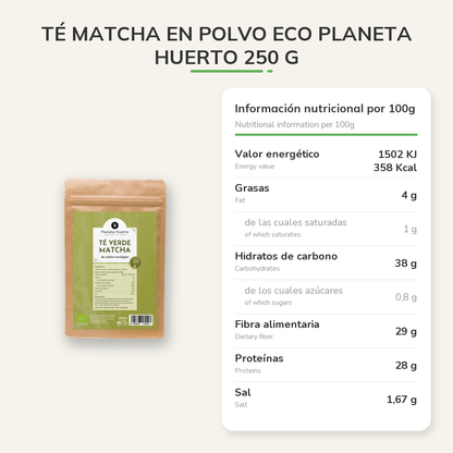 Información nutricional