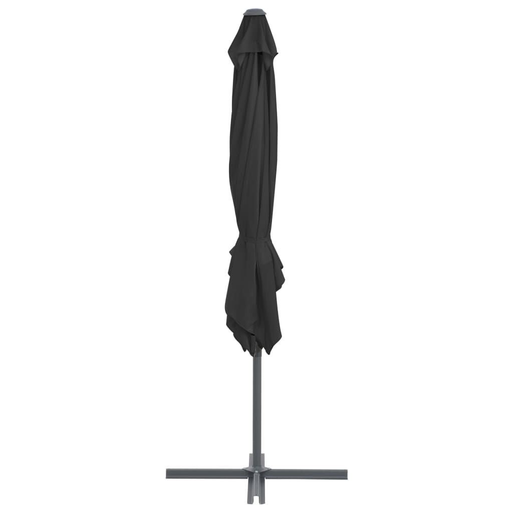 Vidaxl Sombrilla De Jardín Con Base Portátil Gris Antracita_3