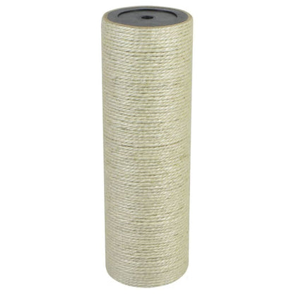 Vidaxl Poste Rascador Para Gatos 8x25 Cm 8 Mm Beige_0