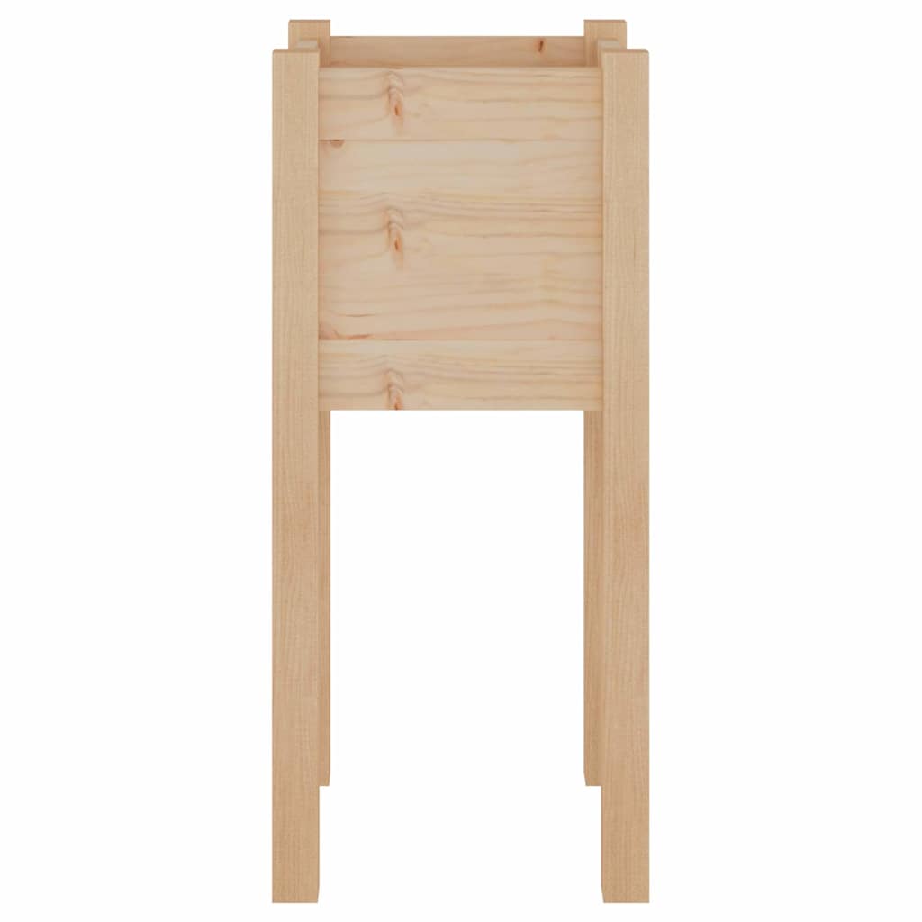 Jardinera De Madera Maciza De Pino 31x31x70 Cm_3