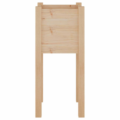 Jardinera De Madera Maciza De Pino 31x31x70 Cm_3