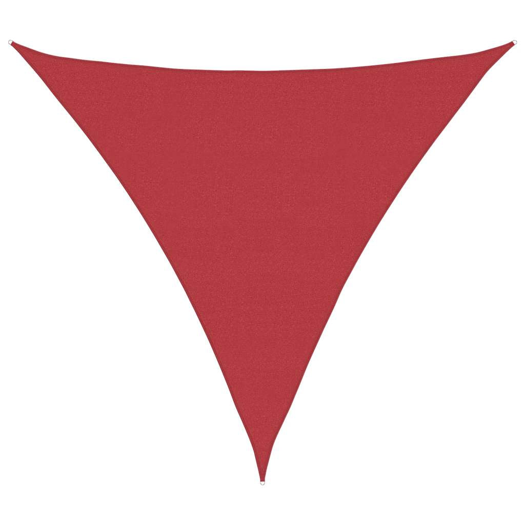 Vidaxl Toldo De Vela Hdpe Rojo 160 G/m² 6x6x6 M_0