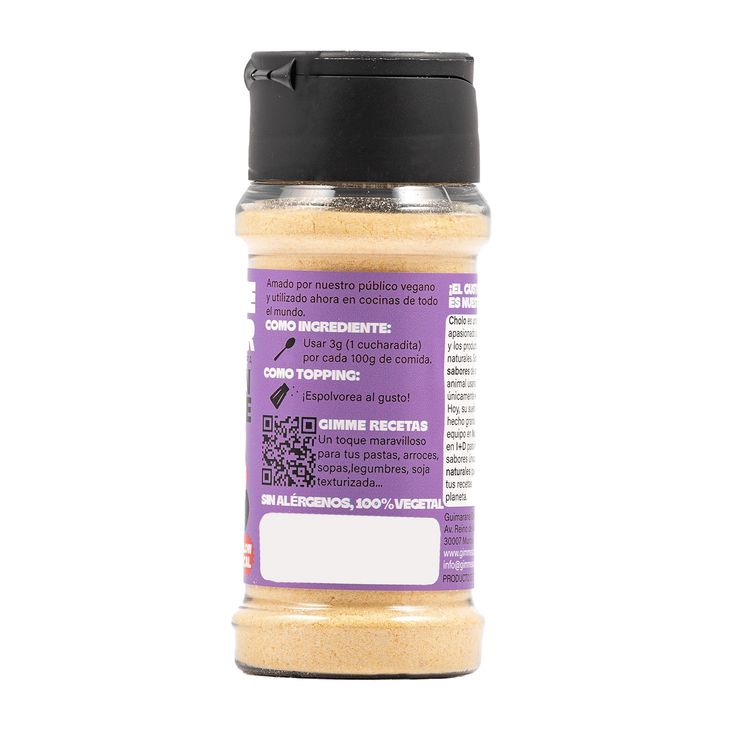 Sazonador vegetal sabor bacon cheese