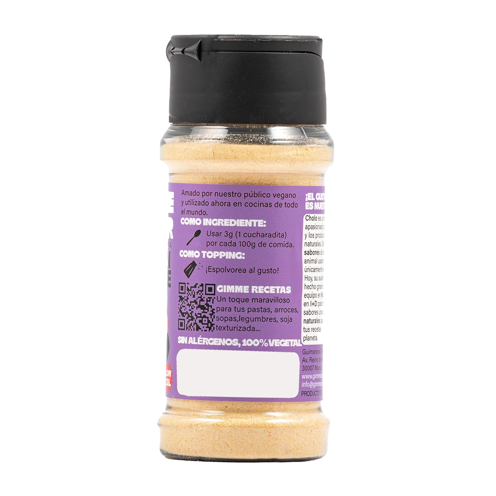 Sazonador vegetal sabor bacon cheese