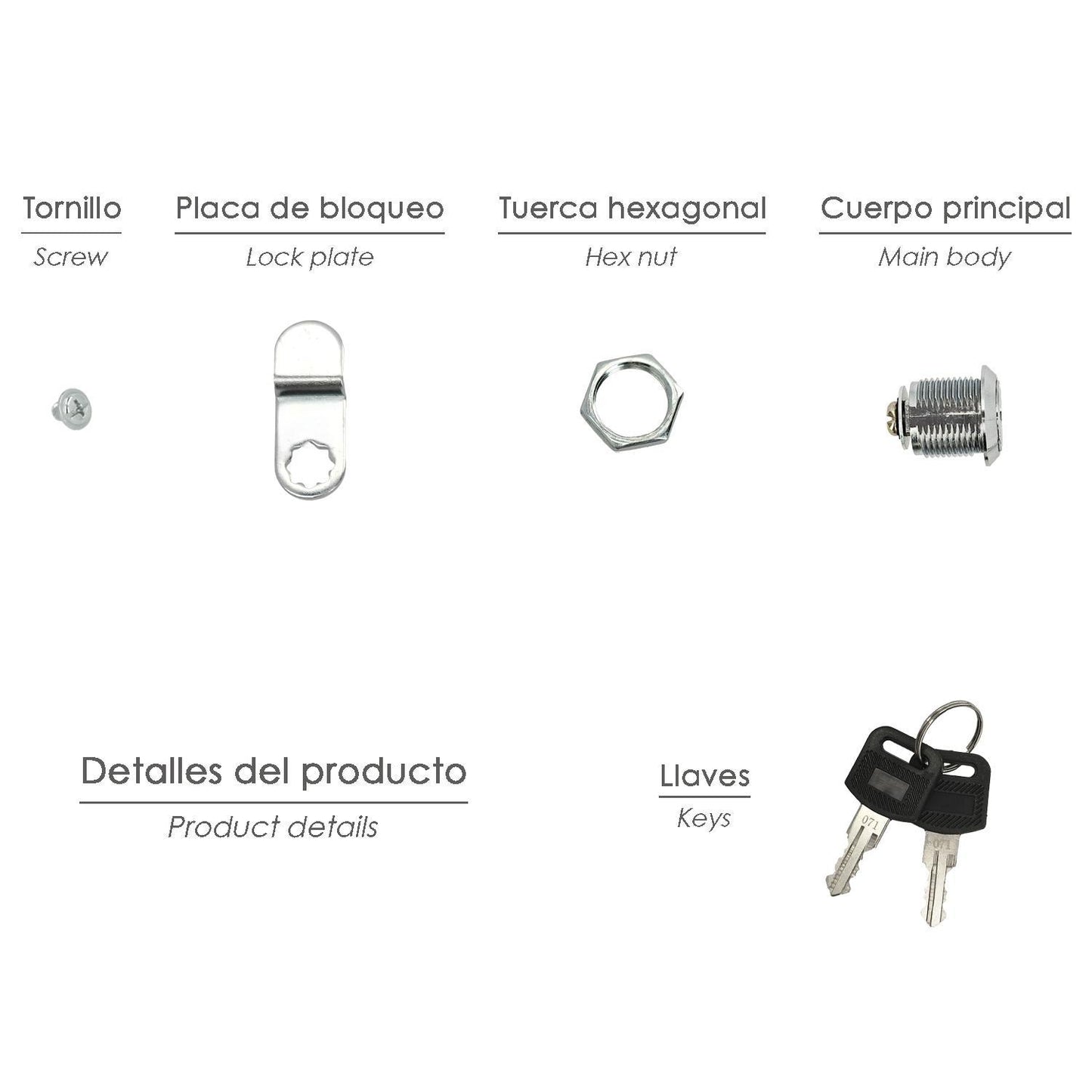 Cerradura Recambio Para Buzon House_2