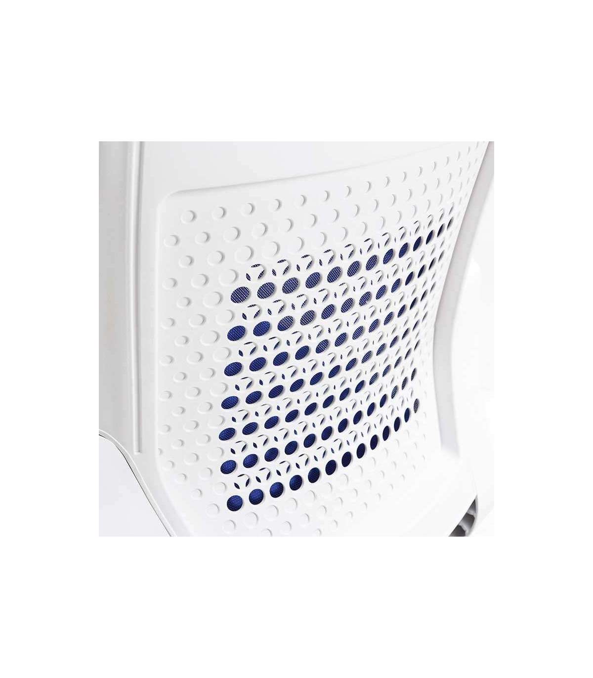 Silla Despacho De Diseño Moderno Giratoria Elevable Acabado Azul/blanco 92-105 Cm(alto)58 Cm(ancho)50 Cm(largo)_3