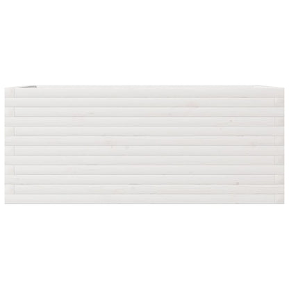 Jardinera De Madera Maciza De Pino Blanco 110x60x45,5 Cm_4