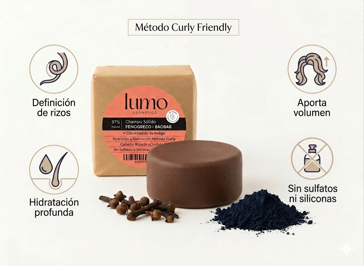 Champú Sólido Natural Para Cabello Rizado | Definición Y Suavidad | Lumo Cosmetics_1