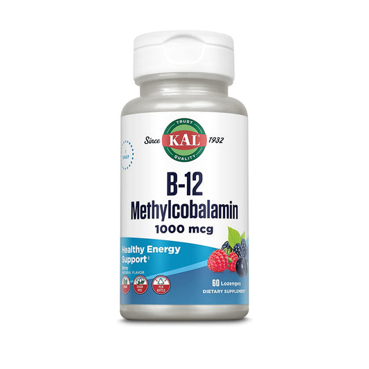 B-12 Metilcobalamina e Adenosilcobalamina, Kal, 60 comprimidos