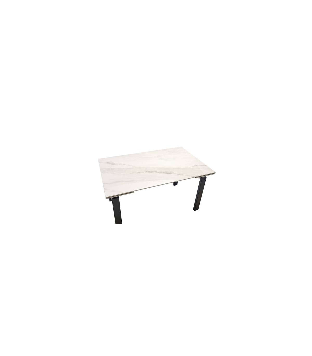 Mesa De Comedor Cheap Garona Extensible Patas Negras. 140200 Cm(ancho) 76 Cm(altura) 90 Cm(fondo)_1