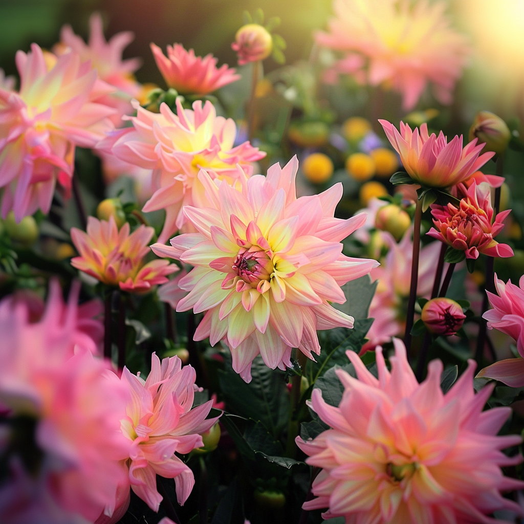 Tubérculos De Dalia - 3 Pzs - Dahlia 'melody Gipsy'_4