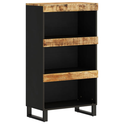 Armario Auxiliar Madera Maciza De Mango 60x33x107 Cm_0