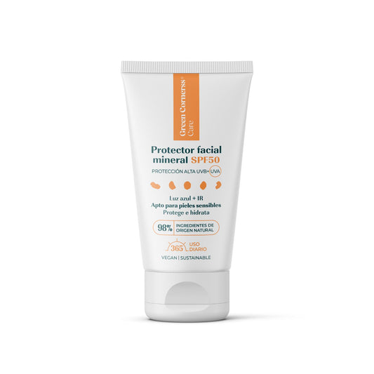 Creme Protetor Facial Mineral Green Corners SPF 50 50 ml