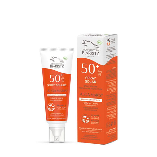 Alga Maris Protetor Solar em Spray Facial e Corporal FPS 50 100 ml