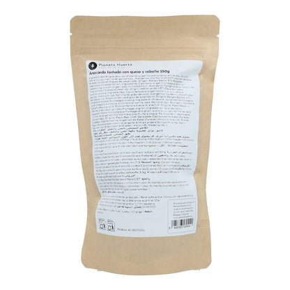 Castanha de caju assada com queijo e cebola Planeta Huerto 250 g