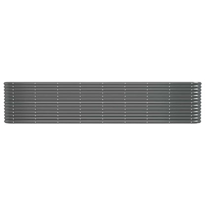 Jardinera Arriate Acero Galvanizado Antracita 332x40x68 Cm_2