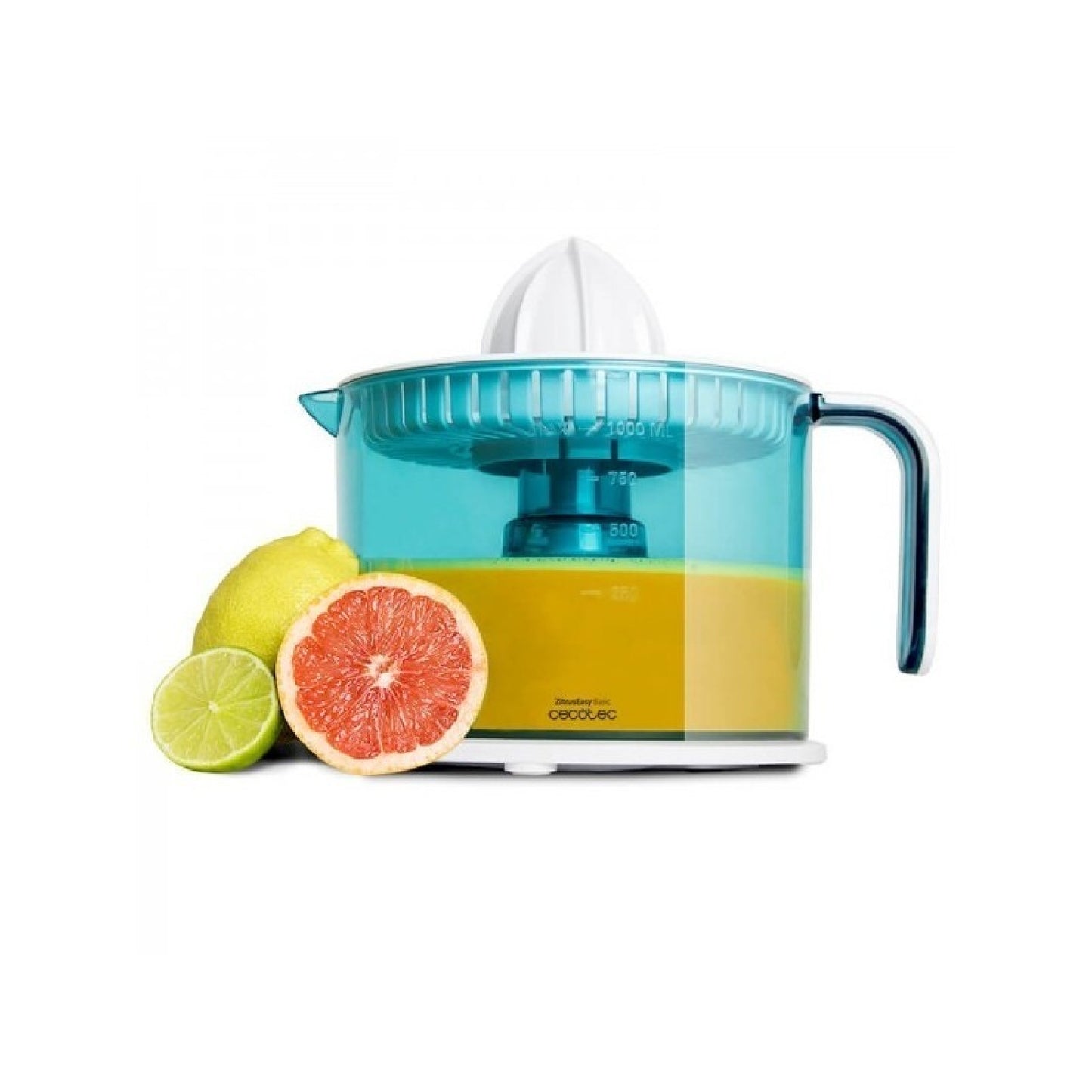 Exprimidor Naranjas Eléctrico Zitruseasy Basic. 40 W, Tambor De 1 Litro Bpa Free, Doble Sentido De Giro, Doble Cono, Cubierta Antipolvo, Color Azul/_1