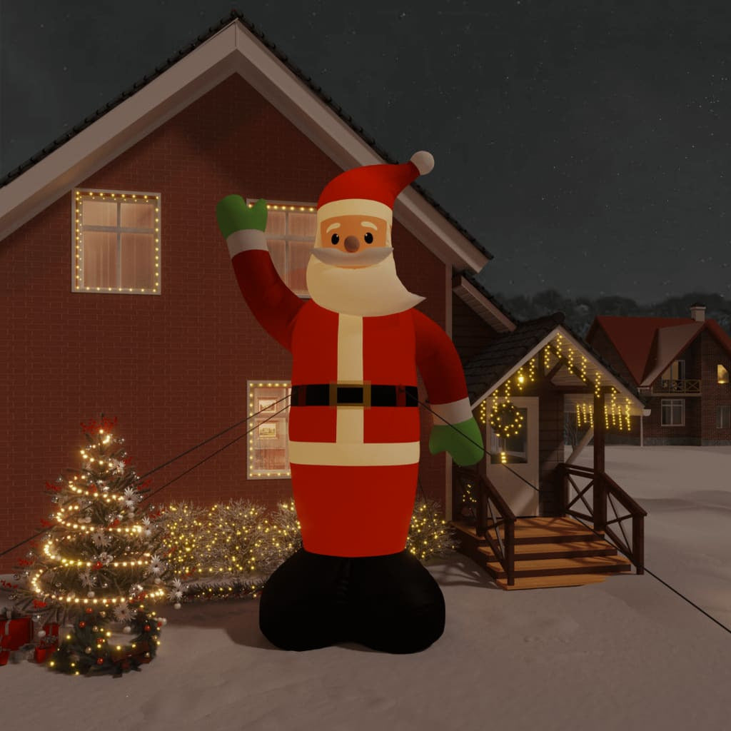 Vidaxl Papá Noel Inflable Con Luces Led 620 Cm_1