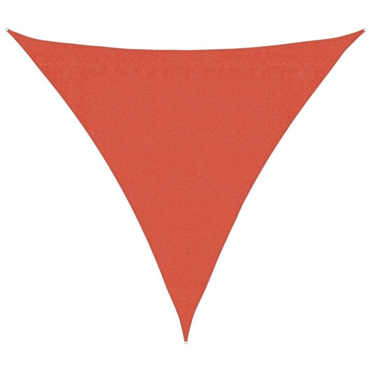 Vidaxl Toldo De Vela Terracota Hdpe 160 G/m² 3x3x3 M_0