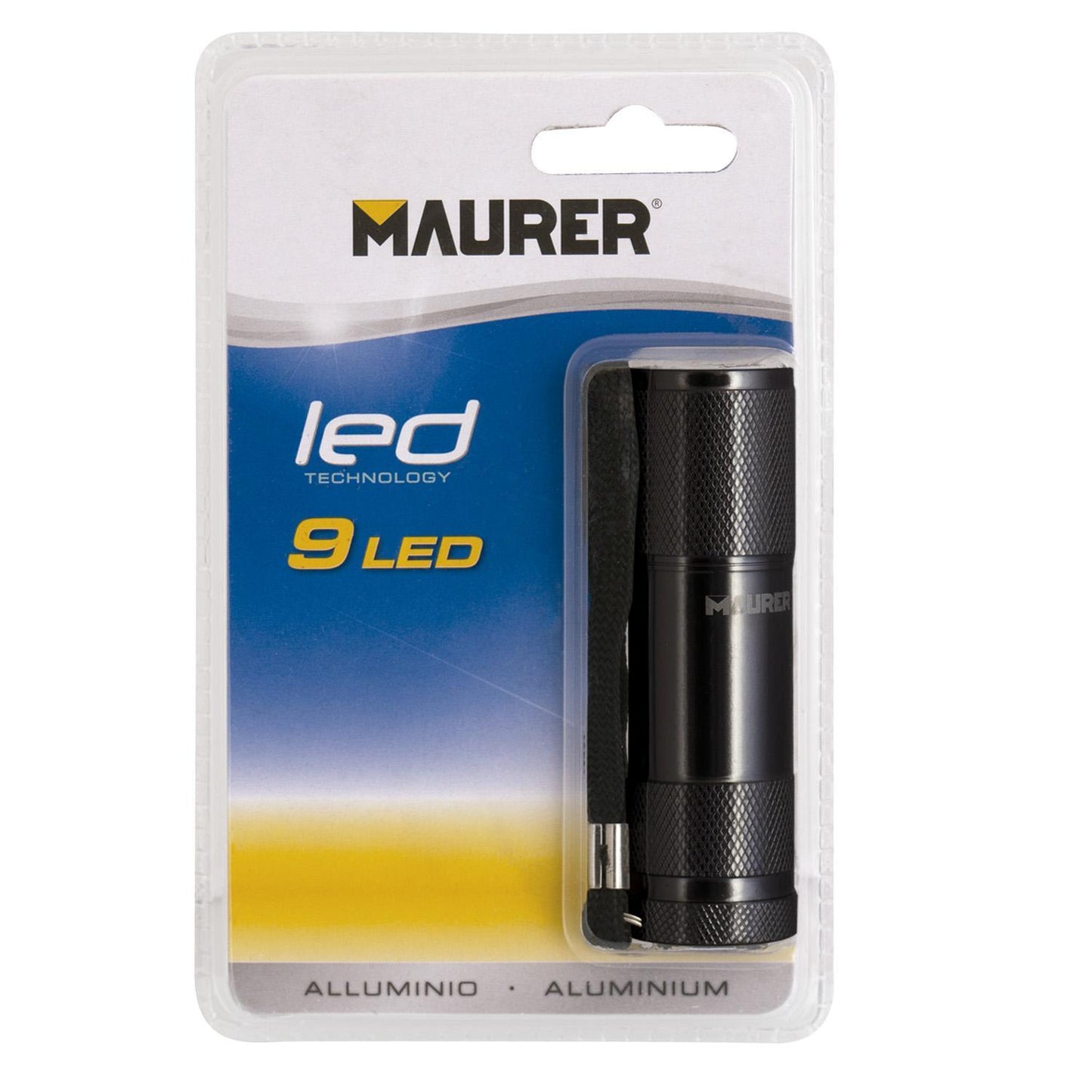 Linterna Led De Mano De Aluminio A Pilas	(3 Aaa) 45 Lumenes 9 Leds_2