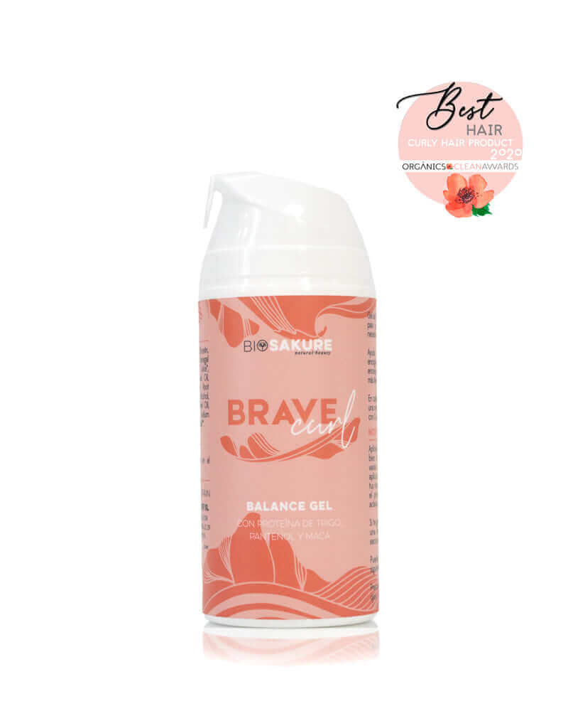 Brave Curl Gel - Gel Para Pelo Rizado Con Proteína, Más Encogimiento 100 Ml Bio Sakure_2