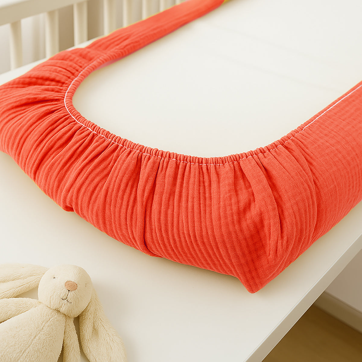 Funda De Colchón Para Cambiador En Algodón Bio Fresa_4