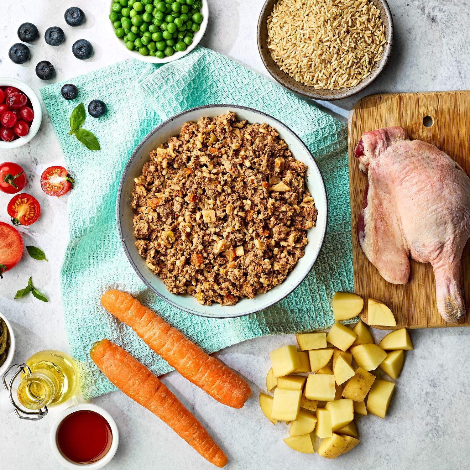 Naturo Comida Humeda Perro Pato Arroz Y Veg 400g X 7 Tarrinas_1
